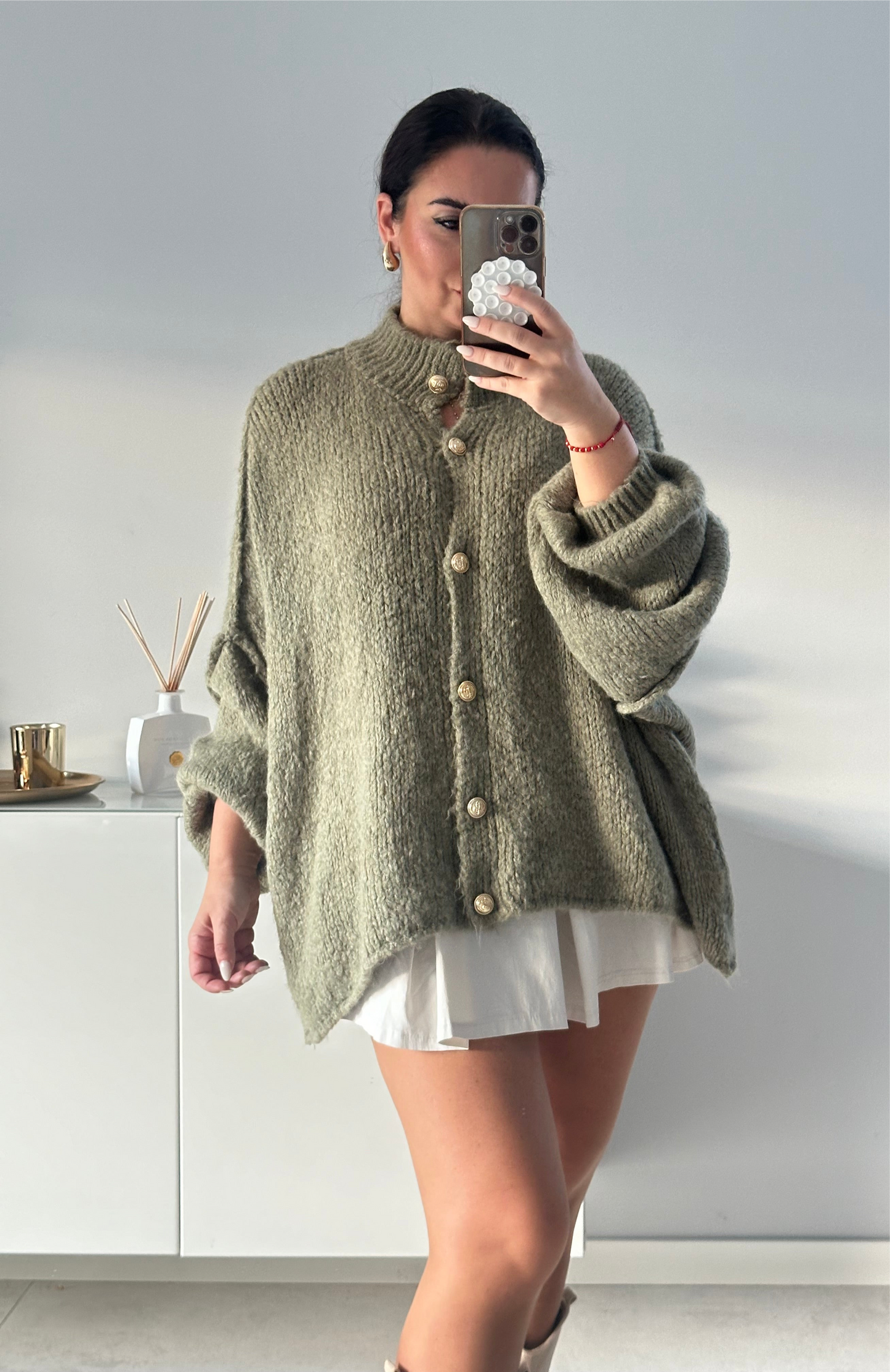 Oversize Strickjacke Tulin