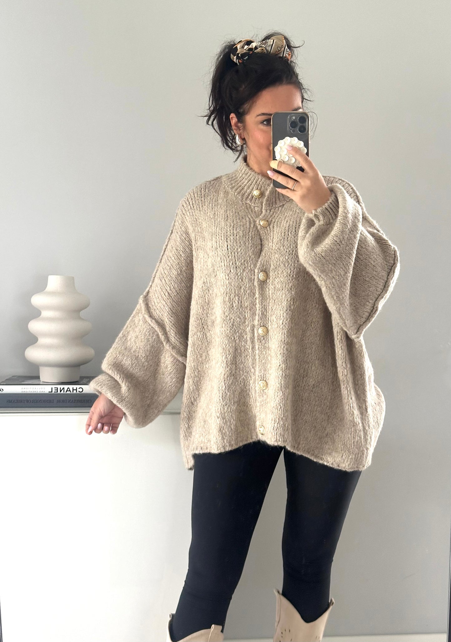 Oversize Strickjacke Tulin